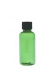 50ml Green Plastic Bottle with whiteflip top.
